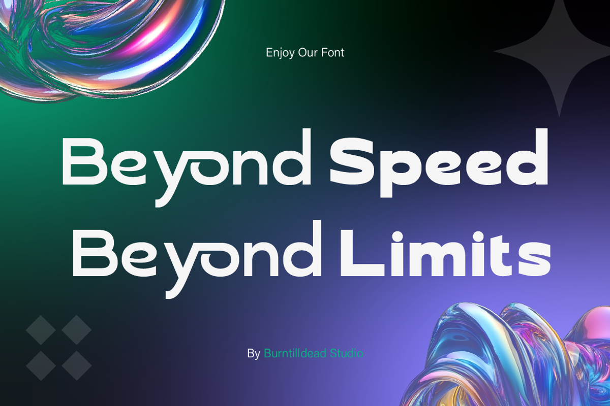 Exson, a Sans Serif Font by Burntilldead (Photo 9 of 9)