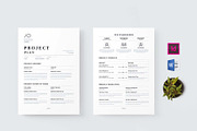 Project Plan | MS Word & Indesign, a Stationery Template by design_hut (Thumbnail 1 of 6)