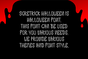 Scretrick Halloween Font, a Sans Serif Font by Iqsiart Studio (Thumbnail 4 of 6)