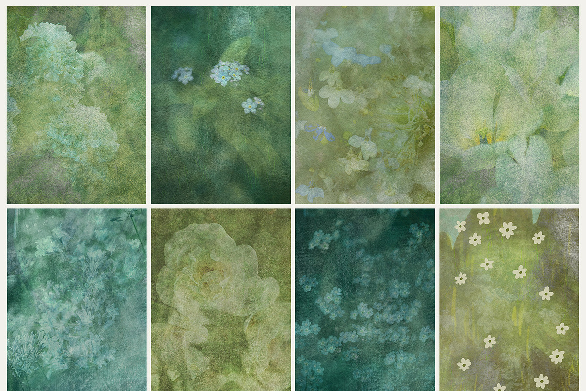 Flora Bundle - Floral Backgrounds, a Background Graphic by alonahaidash (Photo 5 of 24)