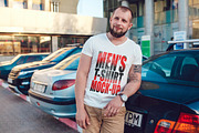 Men's T-Shirt Mock-Up, a Shirt Mockup by Freeman Studio (Thumbnail 10 of 20)