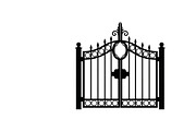 Ornate Iron Gate SVG Bundle, an Illustration by Designs_River (Thumbnail 7 of 31)