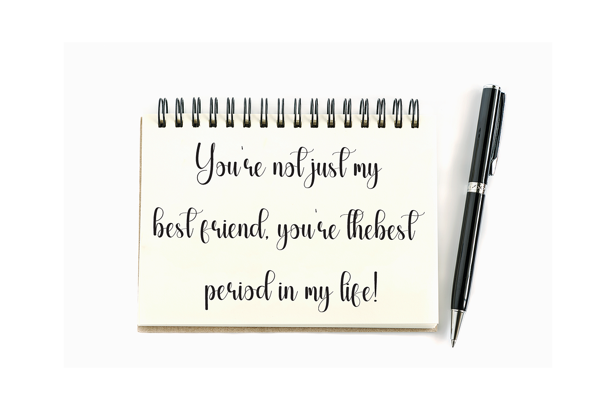 Monday Quality | Script Font, a Handwritten Font by Scratchones (Photo 3 of 9)