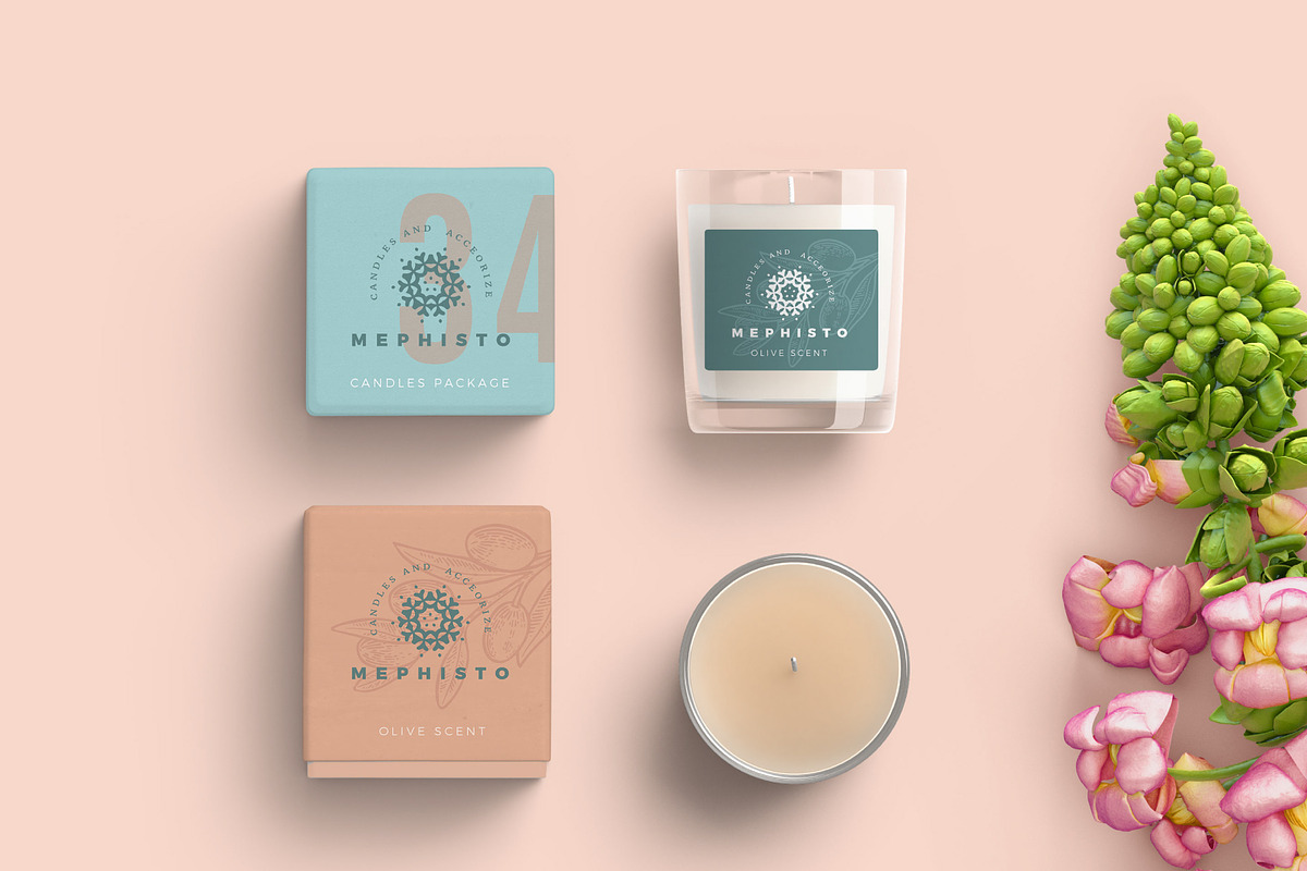 Geometric Logo: Minimalist branding, a Branding & Logo Template by Nues Design (Photo 8 of 22)