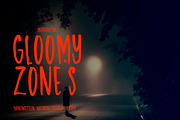 Gloomy Zones, a Script Font by Bramcreative (Thumbnail 2 of 6)