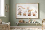 Watercolor Cute Animals & Transport, an Animal Illustration by the_myro (Thumbnail 8 of 11)