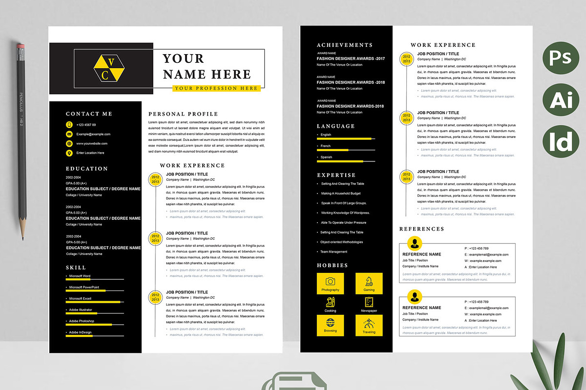 Attractive CV Design | New CV, a Resume Template by Attractive Resume (Photo 2 of 3)