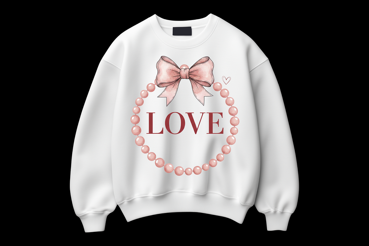 Love Bow PNG, Trendy Valentines Day, a Graphic by Vector Portal (Photo 5 of 6)