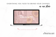 Pink Youtube Branding Kit Canva, a Social Media Template by Studio Eburnean (Thumbnail 4 of 5)