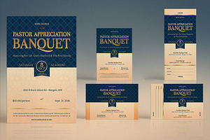 Pastor Appreciation Template Kit, an Invitation Template by Godserv Designs