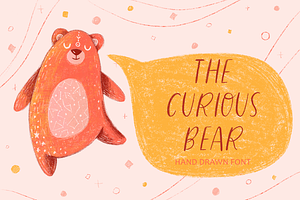 The Curious Bear • Hand-drawn Font