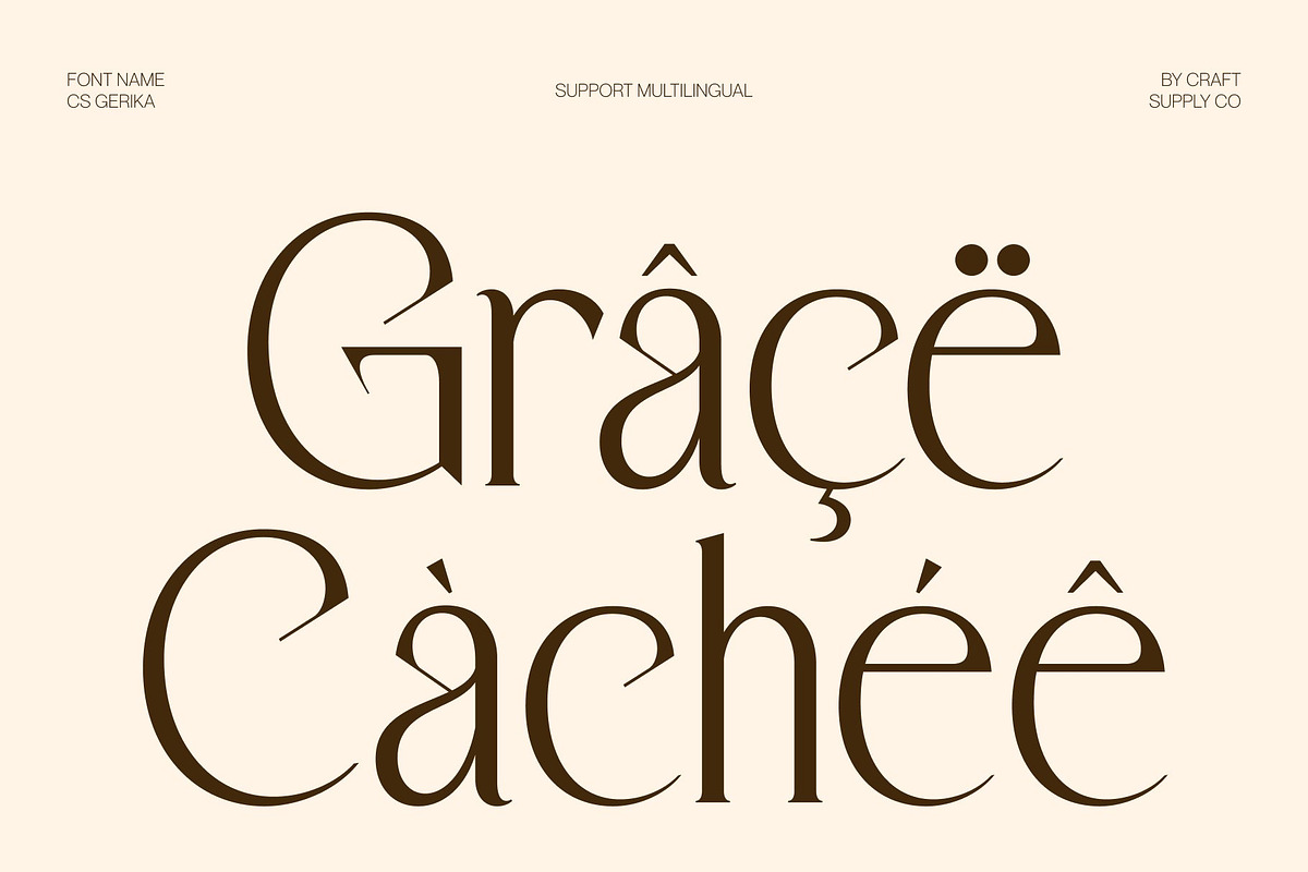 CS Gerika – Modern Serif Font, a Serif Font by Craft Supply Co. (Photo 7 of 8)