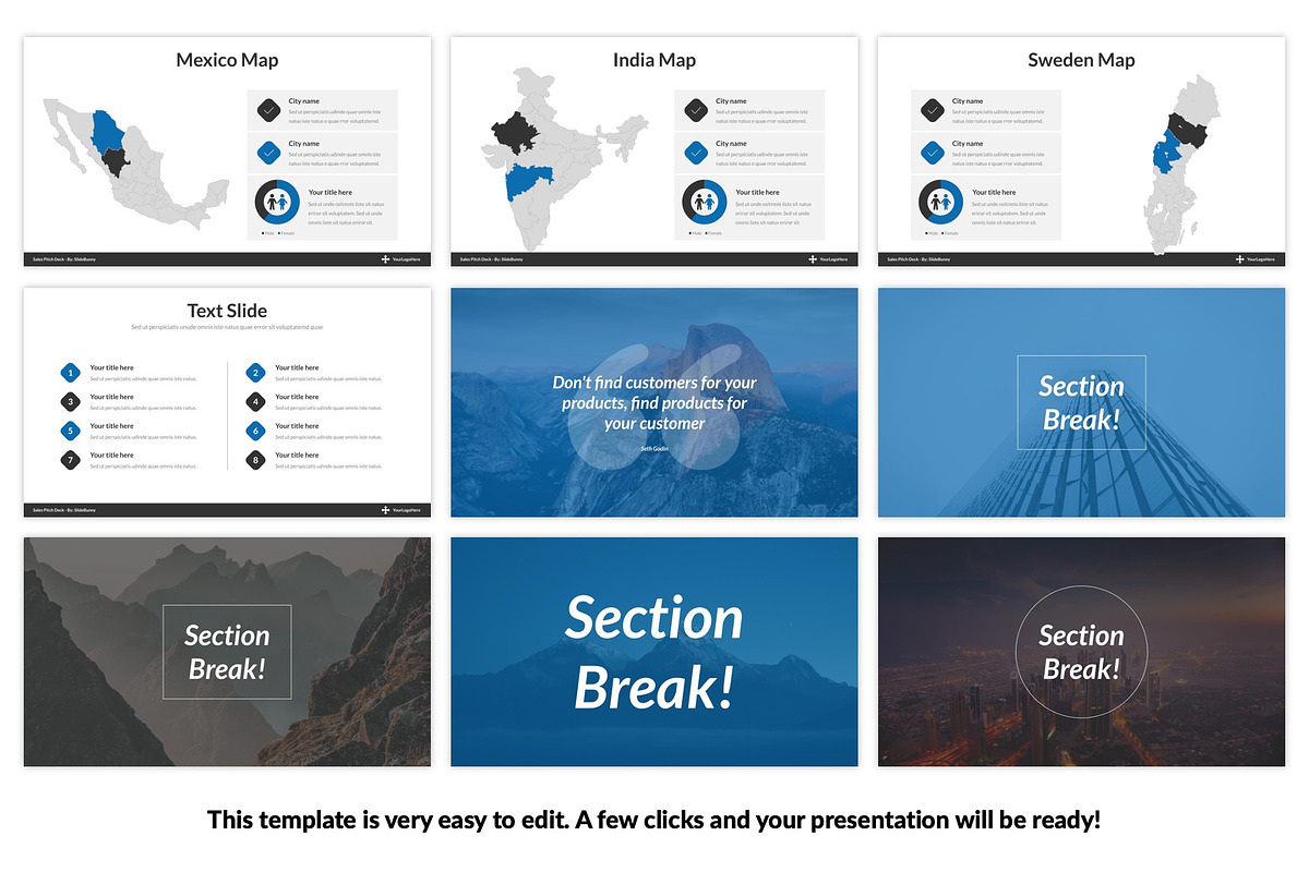 Best Sales Pitch Deck Google Slides, a Presentation Template by SlideBunny (Photo 20 of 21)