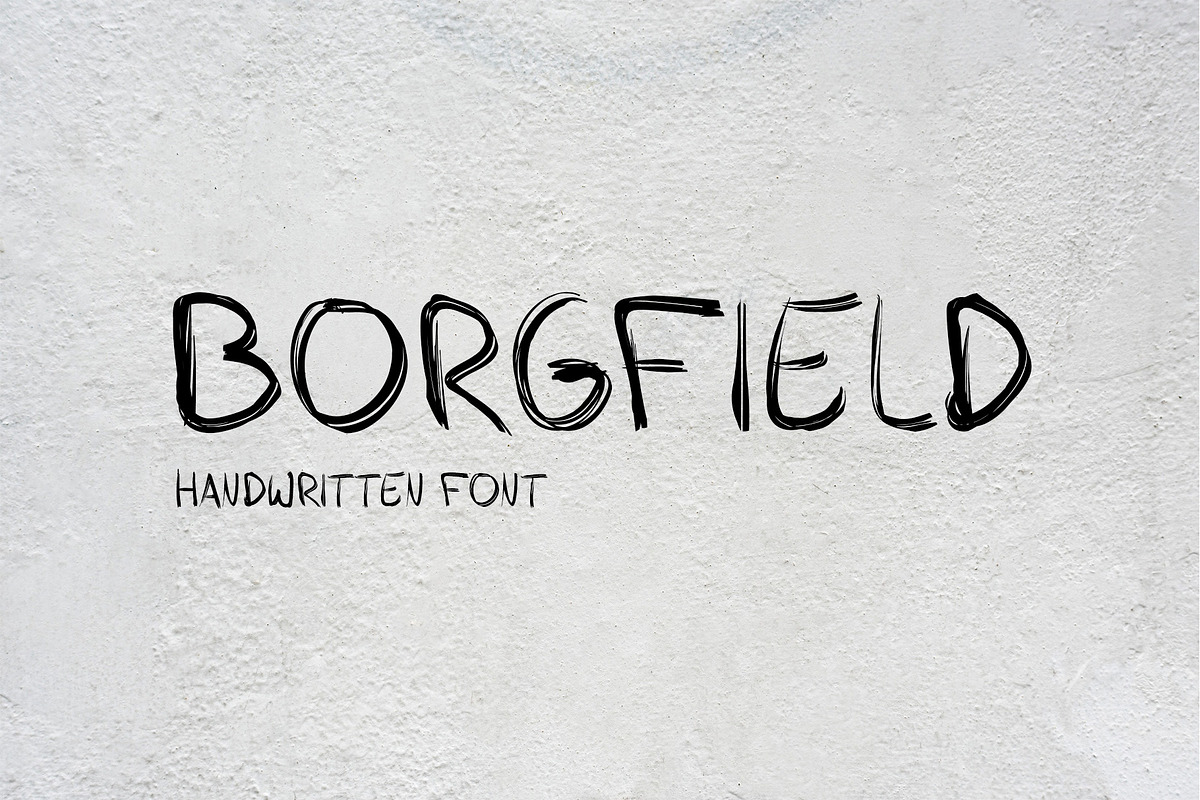 Borgfield | Handwritten Font