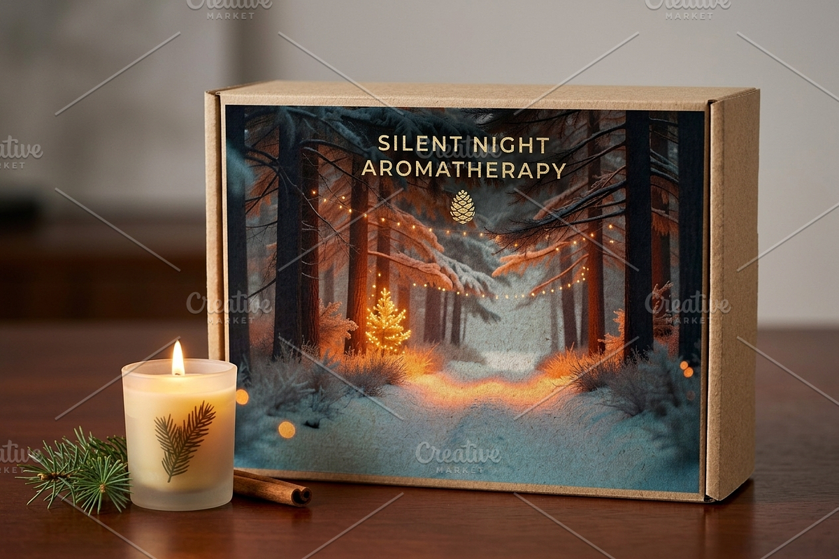 Christmas Forest Path | Stock Photo, a Holiday Photo by Aura Canyon HQ (Photo 6 of 7)