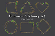 Geometrical frames with watercolor, an Illustration by Annakristal (Thumbnail 2 of 3)