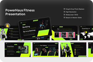 Sport & Fitness Google Slides, a Presentation Template by Annora Studio