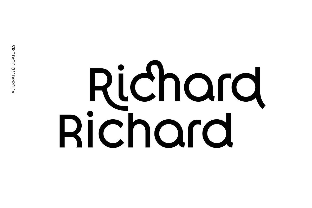 Reost - Stylish Modern Font Family, a Sans Serif Font by Ryul Davidson (Photo 9 of 15)