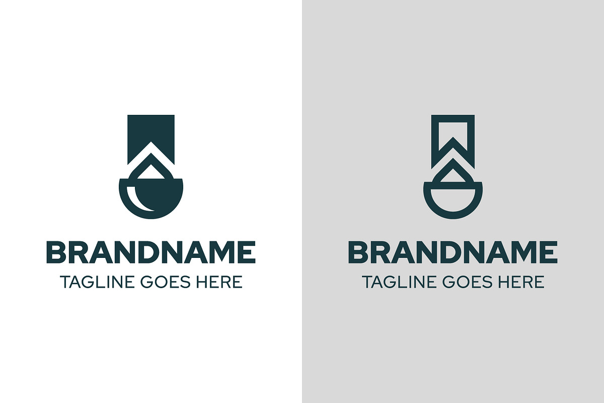 Bookmark Law Education Modern Logo, a Branding & Logo Template by Pray Art Design Studio (Photo 1 of 2)