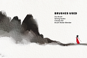 Watercolor Brushes for Procreate, a Brush Add-On by Marshmal Mochi (Thumbnail 6 of 6)