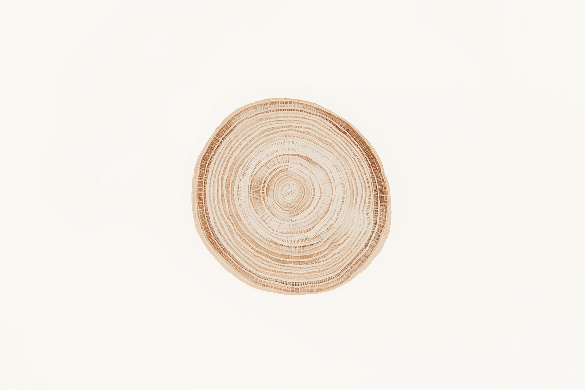 Rustic Wood Slice Vector Clipart Set, an Illustration by BIPLOB EXPERT (Photo 10 of 13)