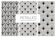 Petalled Seamless Patterns Set 3, a Pattern Graphic by Curly_Pat (Thumbnail 1 of 5)