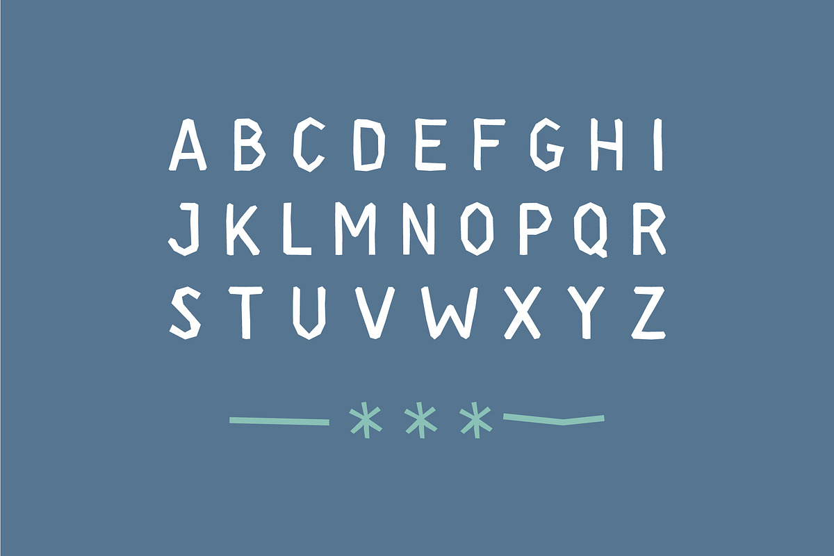 Vintii extended font preview 2
