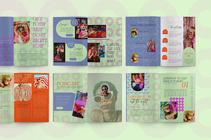 Pop-Art Magazine Template