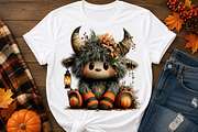 Cute Whimsical Halloween Clipart, a Seasonal Illustration by CreationArt (Thumbnail 4 of 6)