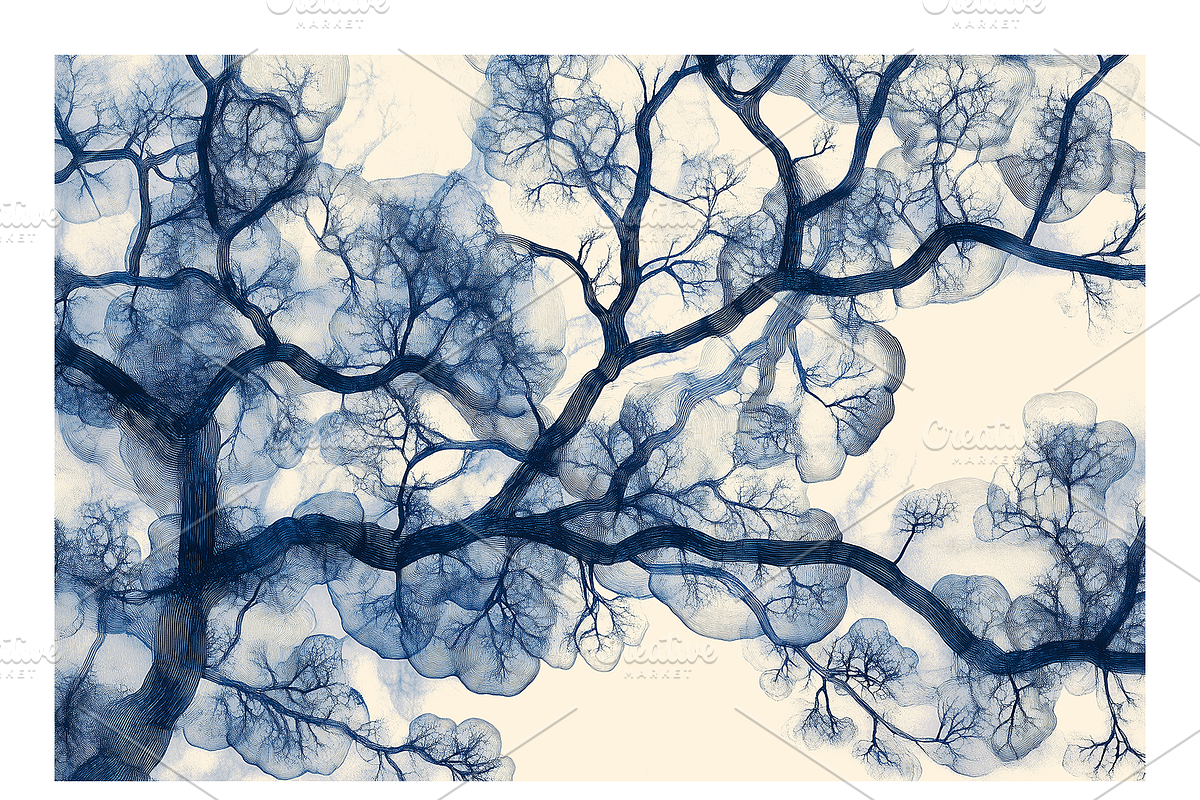 Bimo Co. 3 · Blue Organic Textures, a Texture Illustration by milatovar (Photo 14 of 24)