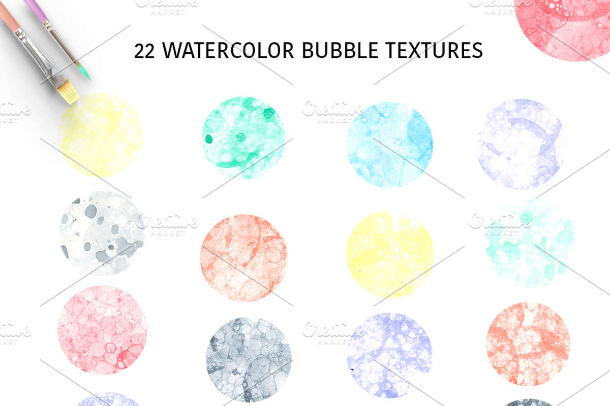 Bubble textures, a Texture Graphic by BilberryCreates