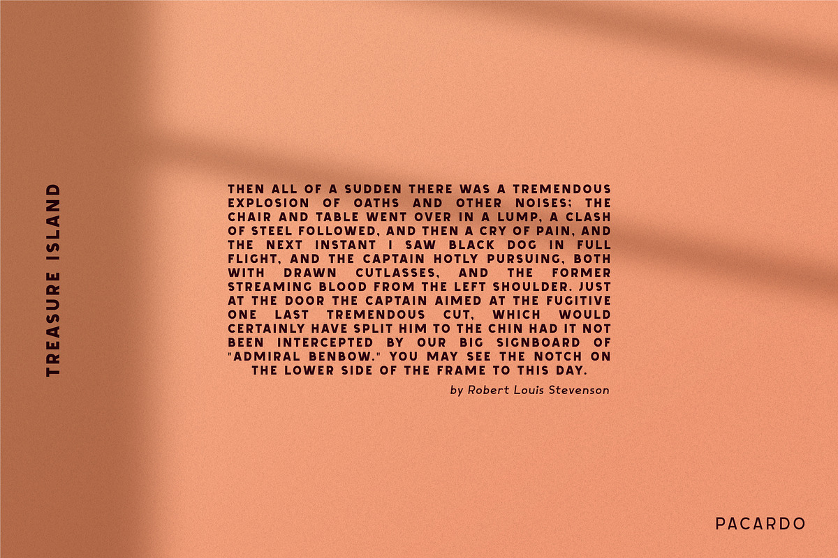 Pacardo. Sans Serif font family., a Sans Serif Font by Luxfont (Photo 4 of 8)