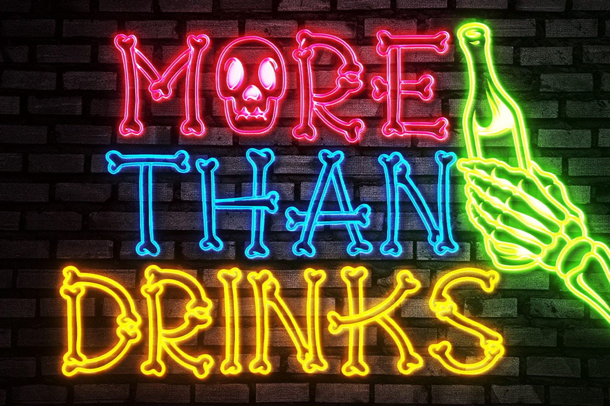 Groovy Skltns Bone Shaped Typeface, a Handwritten Font by GroovyFontCo (Photo 7 of 7)