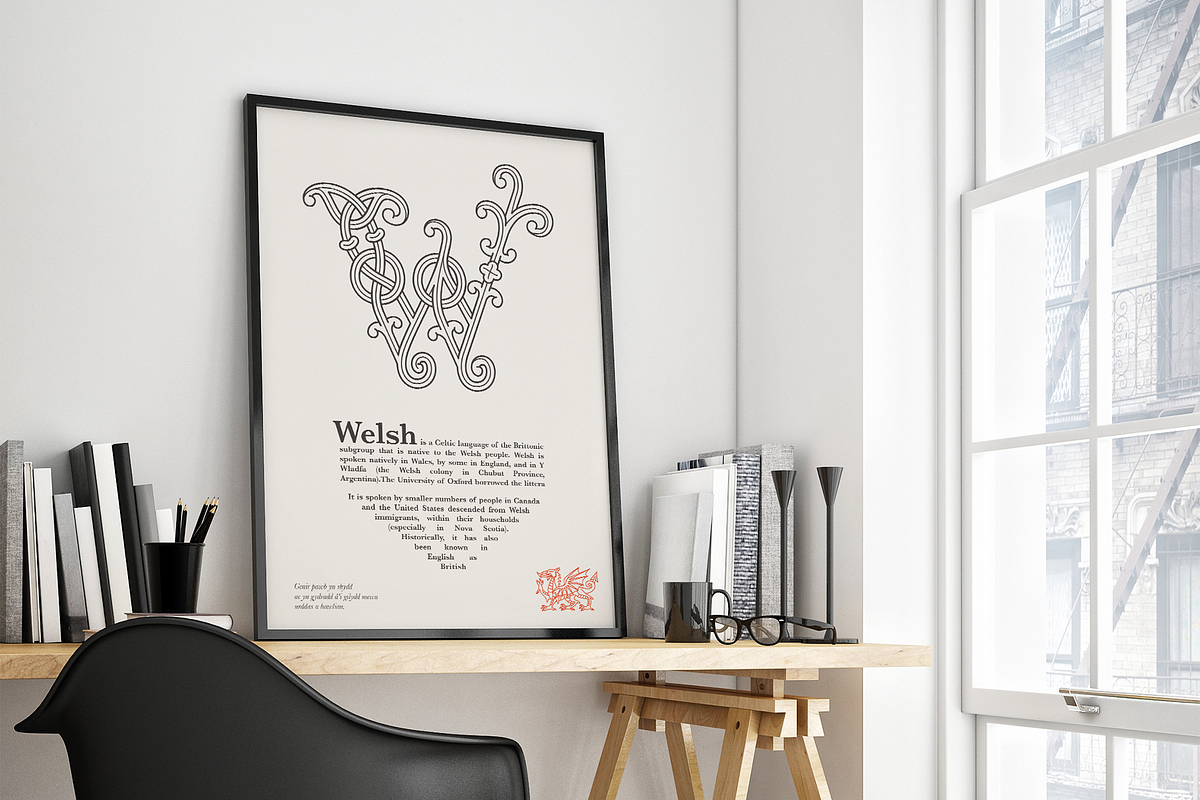 Celtic Monograms Font Family, a Blackletter Font by kaer_shop (Photo 5 of 12)