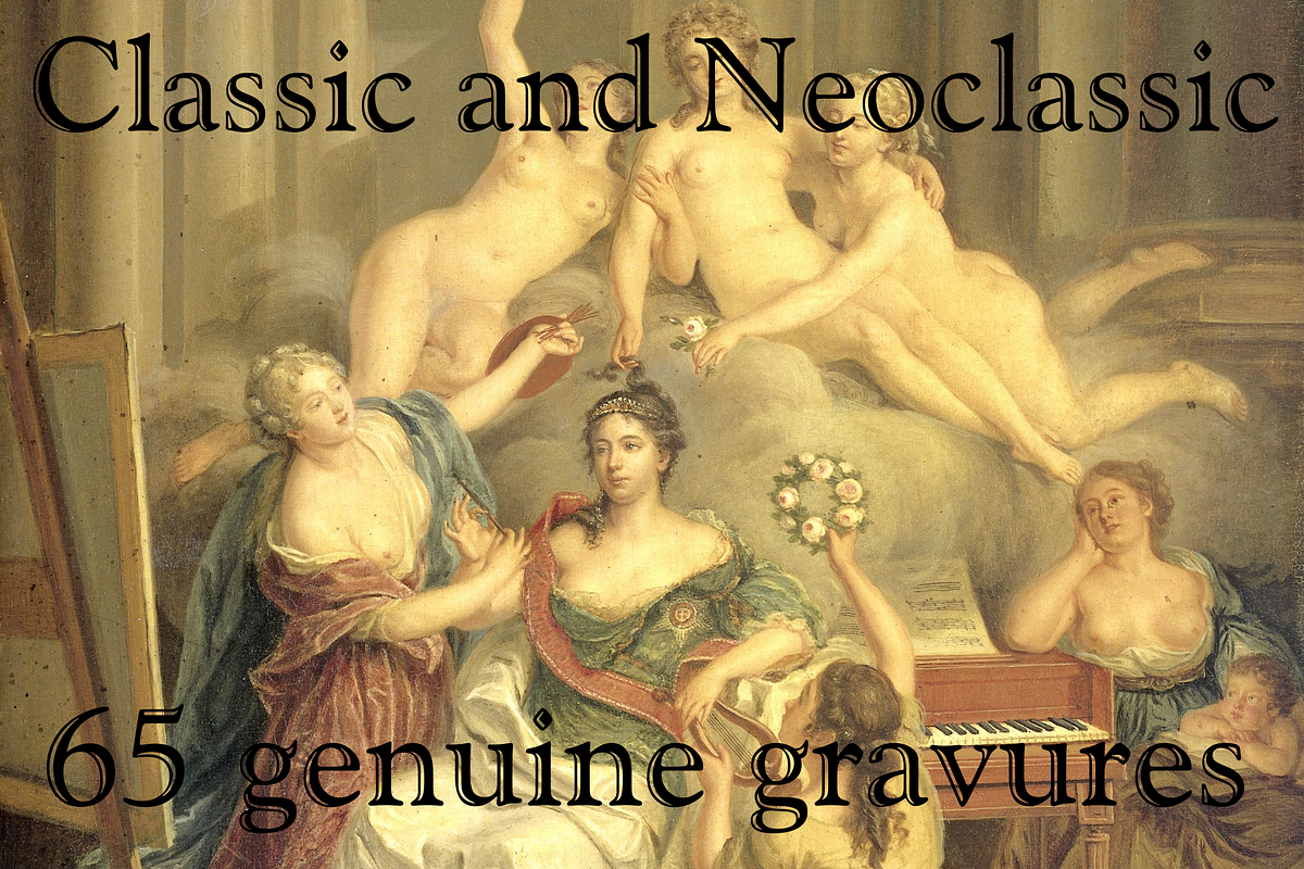 Classic and Neoclassic Gravures, a Decorative Illustration by Intellecta Design (Photo 6 of 9)