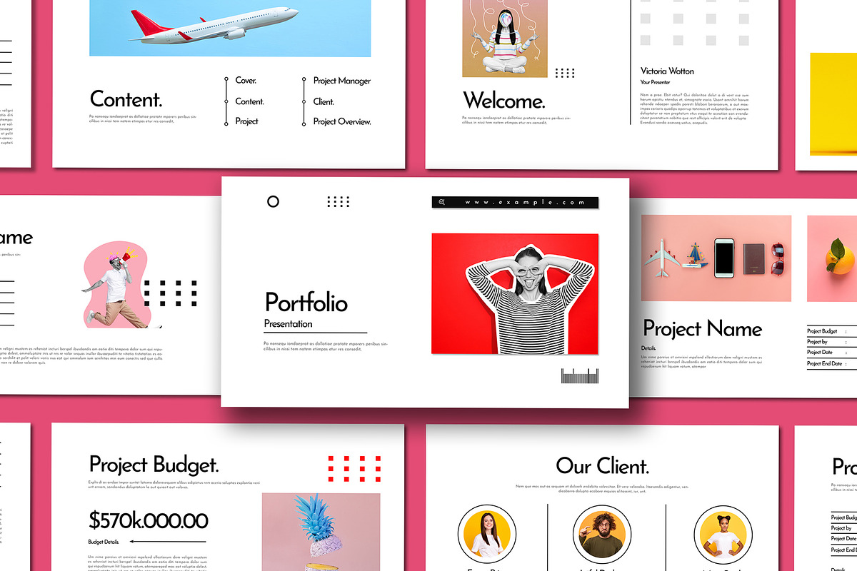 Portfolio Presentation Template, a Presentation Template by Mighty-Slide (Photo 1 of 5)