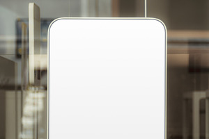 Window Lightbox Sign Mockup, a Business Photo by SkyNext