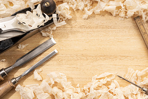 Carpentry or woodworking background