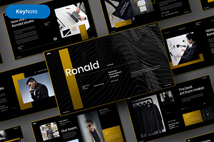 Ronald – Business Keynote, a Presentation Template by Dens Creative Studio