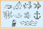 SALE! 20 Nautical Illustrations, an Object Graphic by Baydream (Thumbnail 3 of 3)