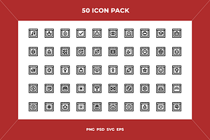 Calendar icons, an Outline Icon by Wencory