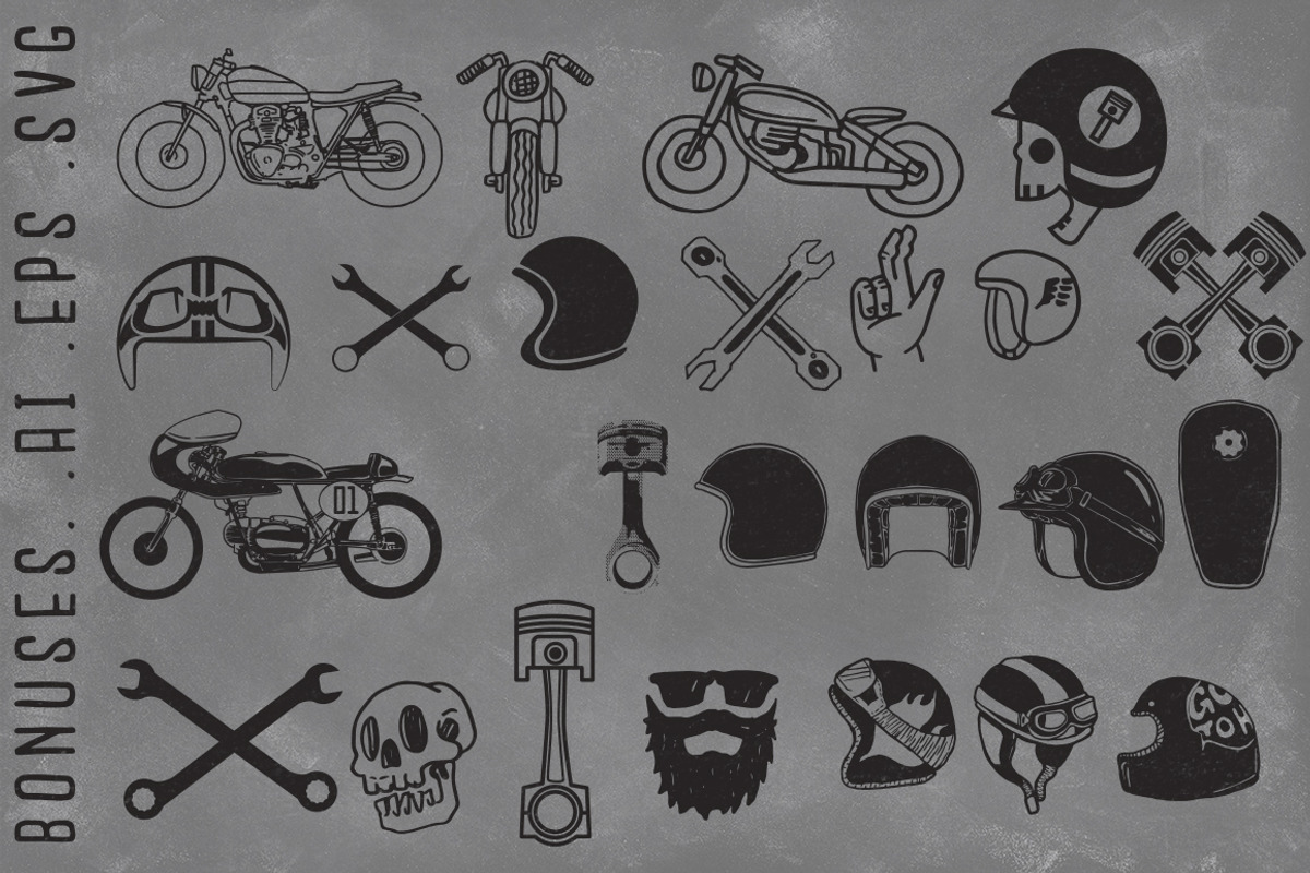 Sale ! 50% Outcast Motofont + Bonus preview 5