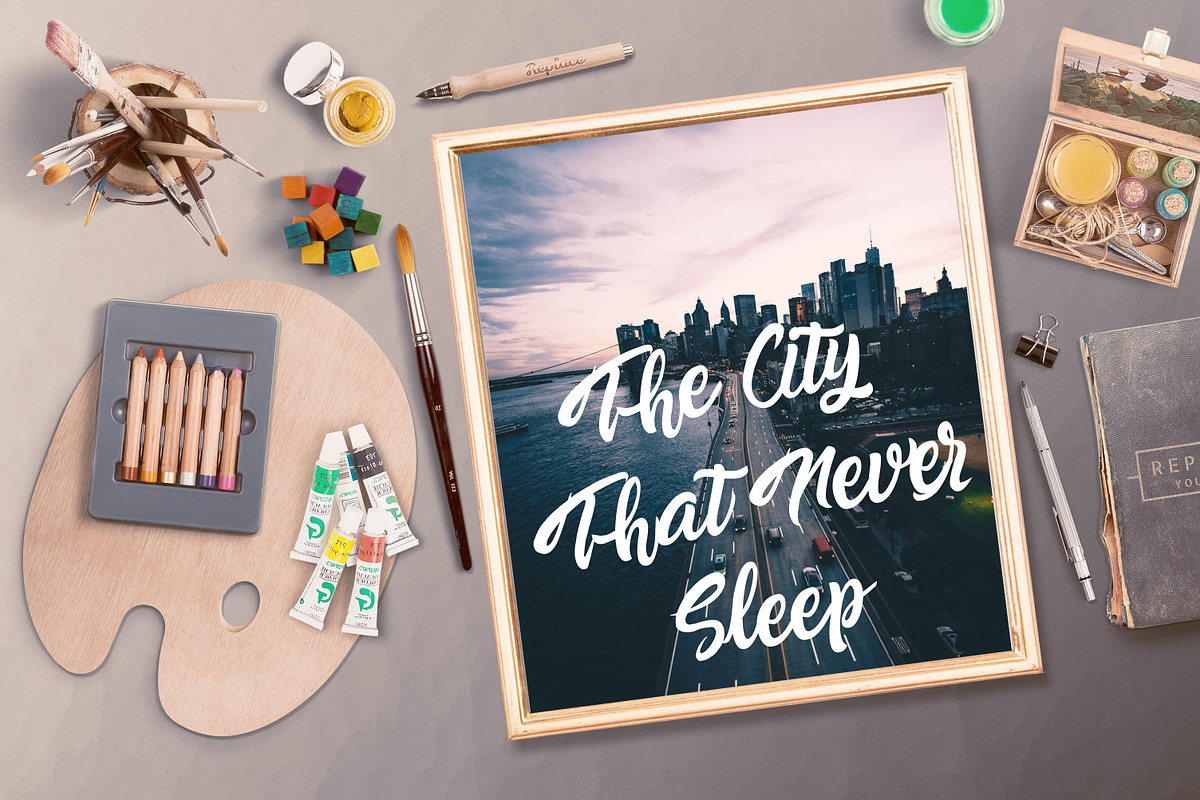 Newyork script font preview 6