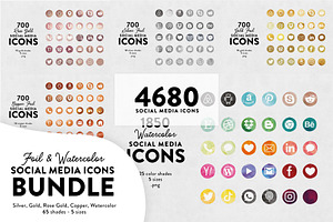 Social Media Icons BUNDLE