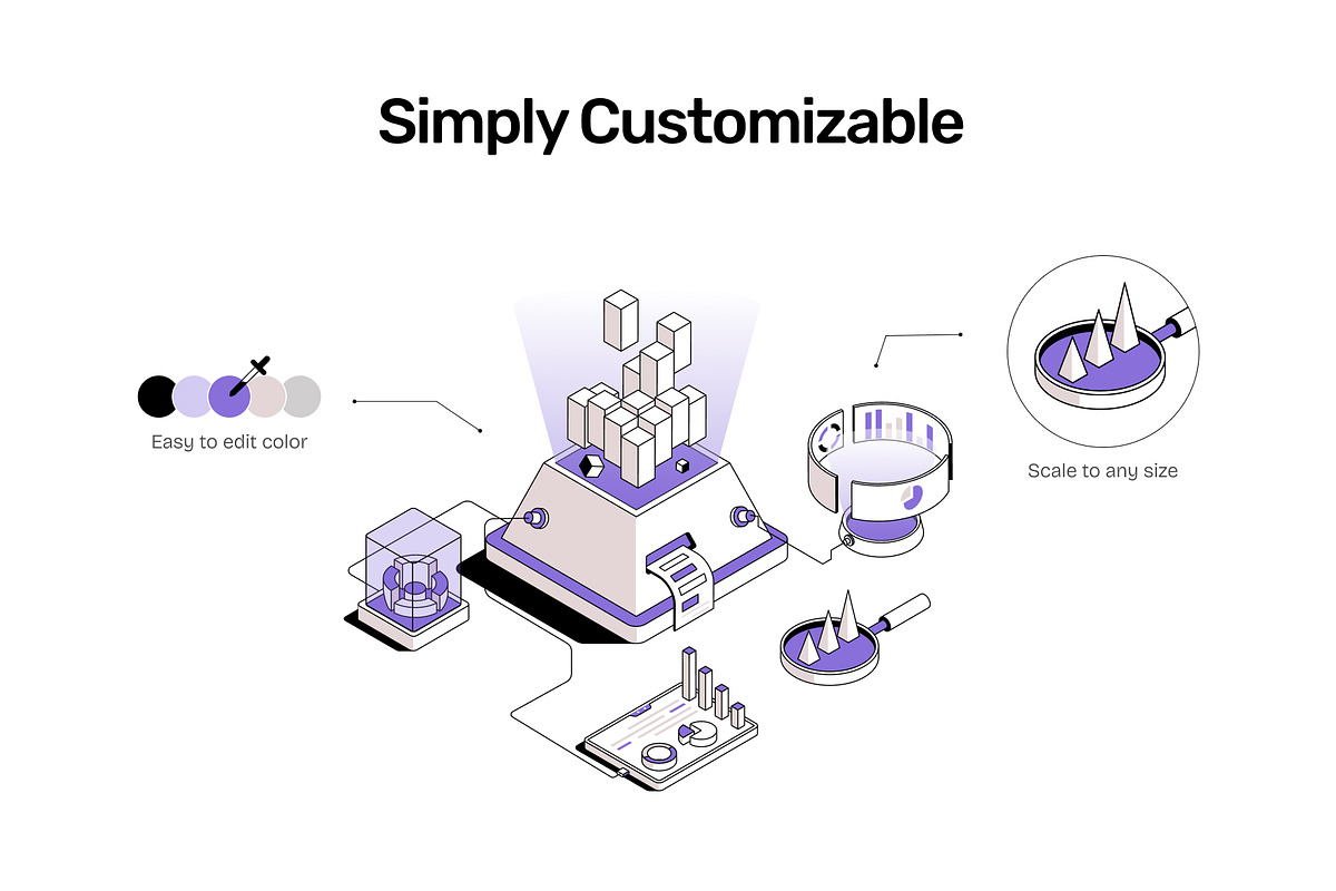 35 Cloud and Analytics Isometric, a Technology Illustration by Brickclay (Photo 4 of 8)