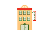 Hotel Vector Set, an Empty State Illustration by Creathub Studio (Thumbnail 2 of 6)