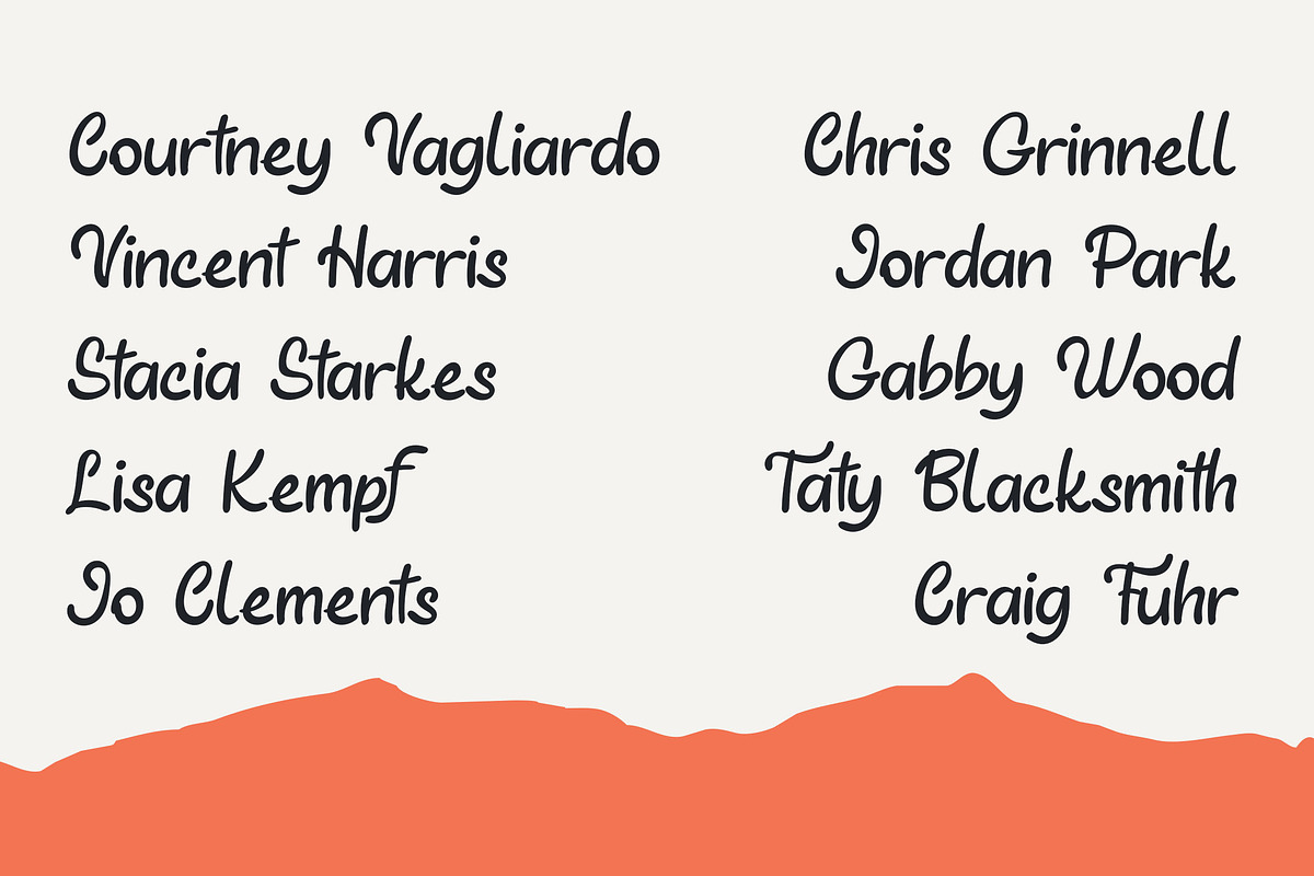 Orynko - Handwritten Font, a Handwritten Font by Morisco (Photo 5 of 5)