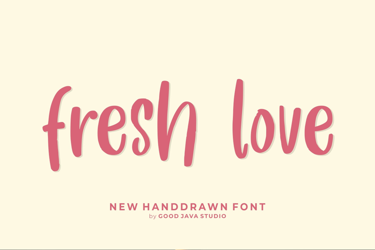 Fresh Love | Handwritten Font
