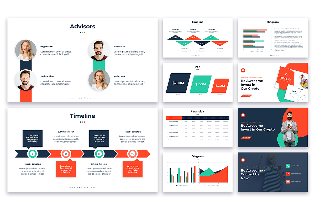 Crypto PowerPoint Pitch Deck, a Presentation Template by 33slides (Photo 4 of 5)