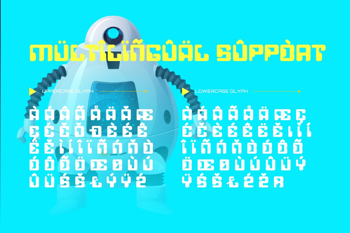 Flazie - Modern Future Font, a Sans Serif Font by Dhabee (Photo 5 of 8)